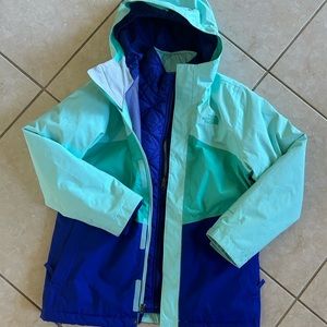 North Face girls 3-1 ski jacket